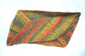Rustic Autumn Leaves Crochet Handmade Twisted Snood Scarf